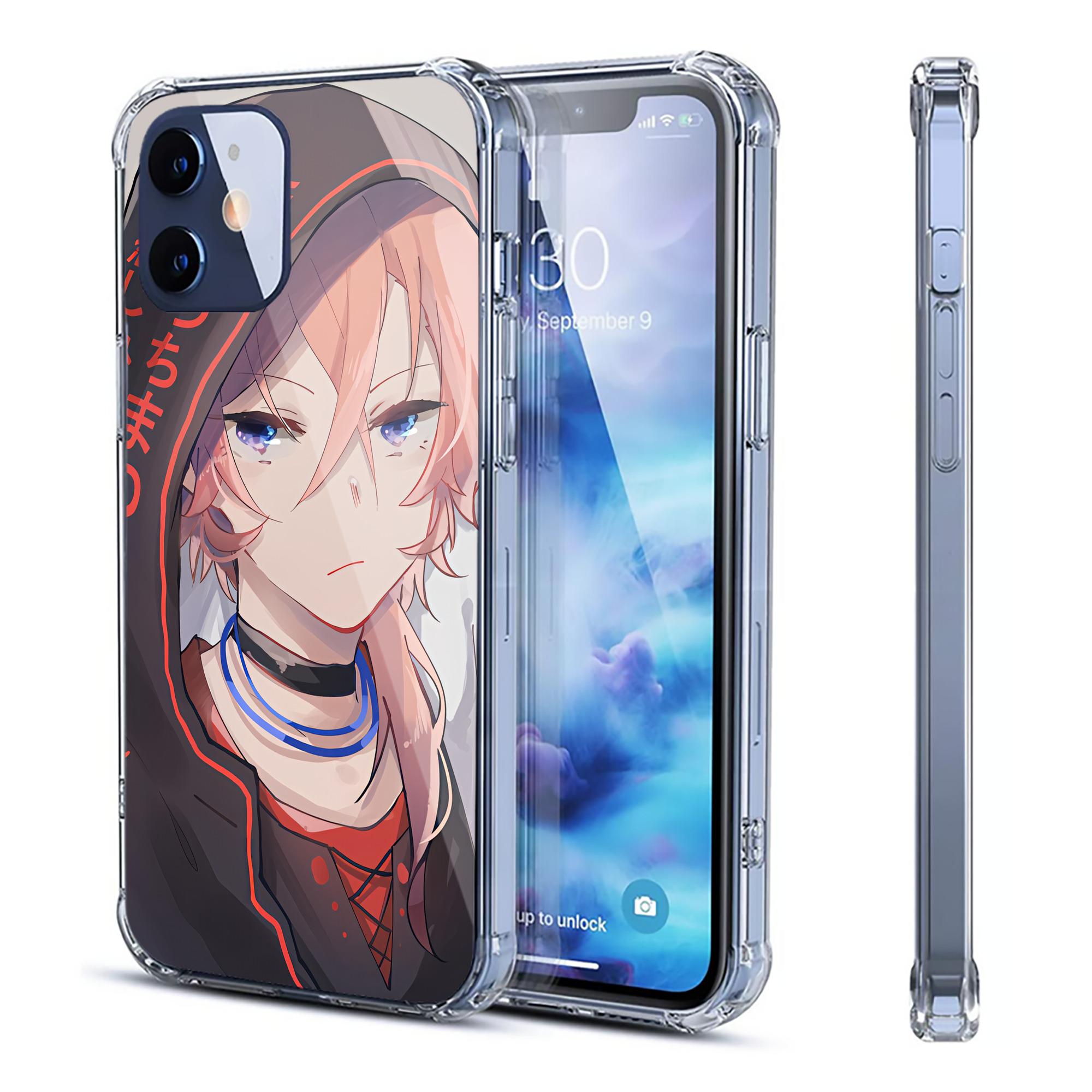 （画像用） 文豪ストレイドッグス Bungo Stray Dogs 【iPhone 12シリーズ対応】透明スマホケース（クリアソフトケース）